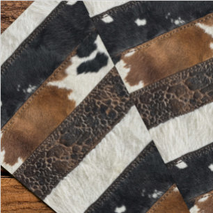 Cowhide Leather Cow Fur Tissue Paper