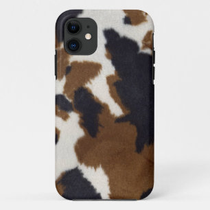 Cowhide Leather Print Pattern iPhone 5 iPhone 11 Case