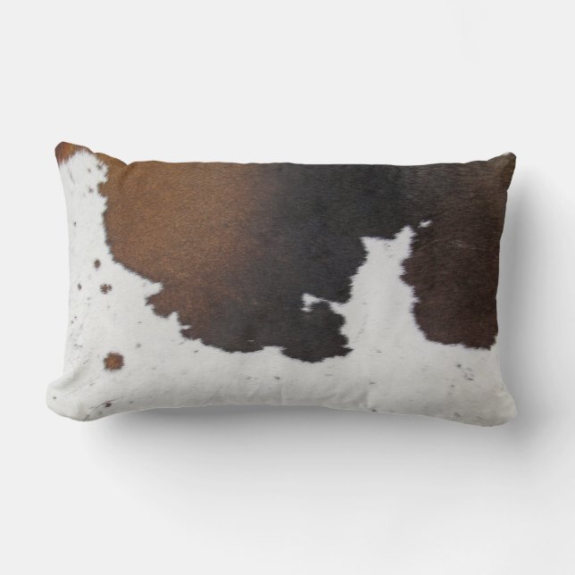 Cowhide Lumbar Pillow (Front)