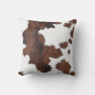 Cowhide Pattern Throw Pillow