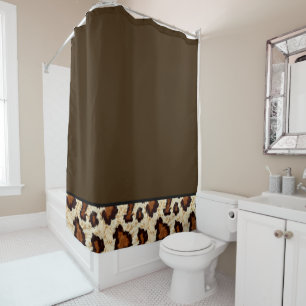 Cowhide Shower Curtain 