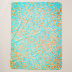 Cowhide Sky Print Sherpa Blanket