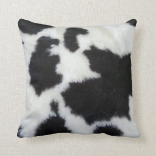 Cowhide Throw Pillow