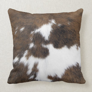 Cowhide Throw Pillow