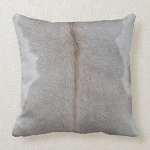 Cowhide Throw Pillow