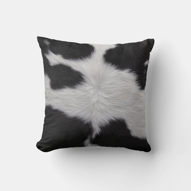 Cowhide Throw Pillow (Front)