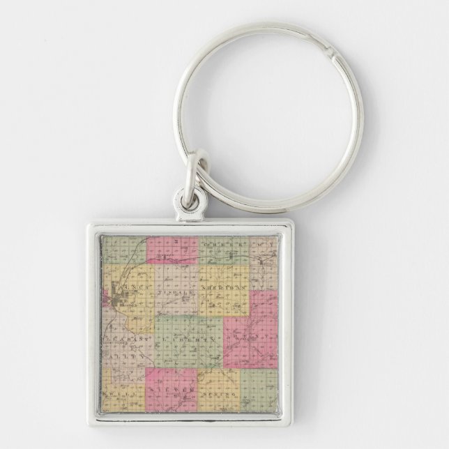 Cowley County,  Kansas Keychain (Front)