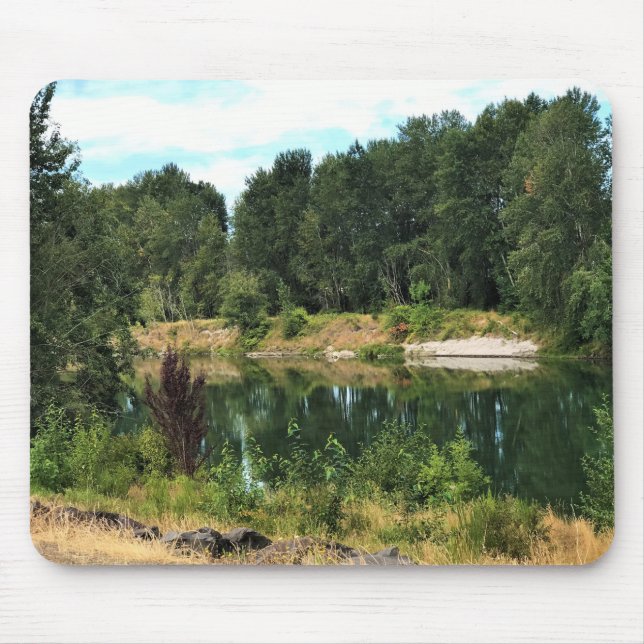 Cowlitz River, Castle Rock, Washington Mouse Pad (Front)