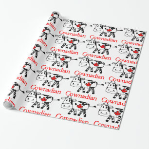 Cownadian Wrapping Paper