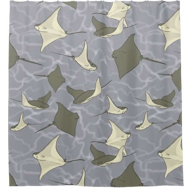 Cownose Stingray Ocean Pattern (Front)