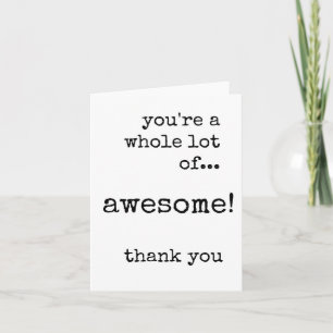 Coworker Appreciation Card, You Are Awesome Card