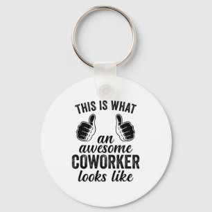 Coworker Birthday Employee Farewell Goodbye Going  Keychain