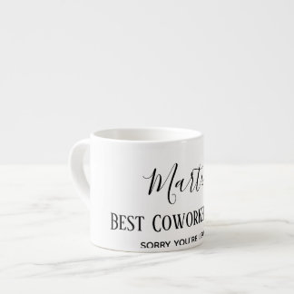 Coworker Boss Leaving ADD Funny Quote, Custom Espresso Cup