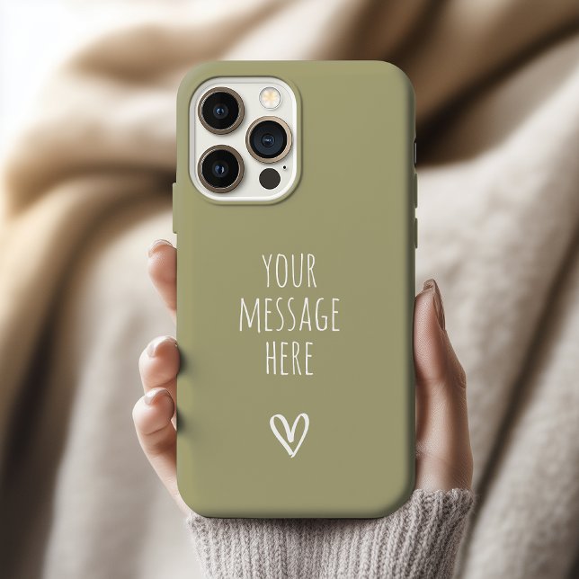 Coworker | Custom Message Light Green Retirement iPhone Case (birthday phone case for women, graduation phone case for students, personalized case gift for friend)