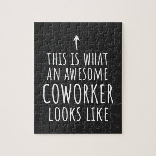 Coworker Gift, Coworker Mug, Awesome Coworker Jigsaw Puzzle