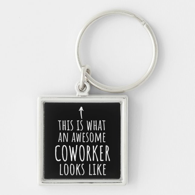 Coworker Gift, Coworker Mug, Awesome Coworker Keychain (Front)