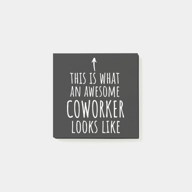 Coworker Gift, Coworker Mug, Awesome Coworker Post-it Notes (Front)