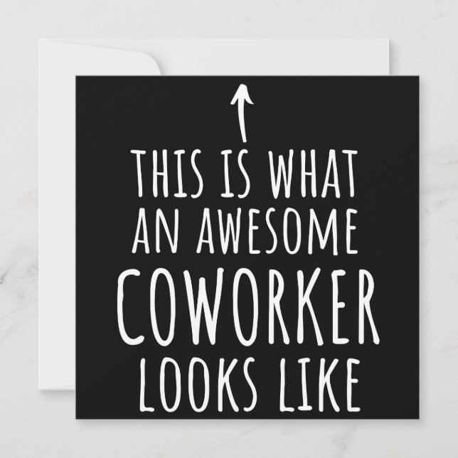 Coworker Gift, Coworker Mug, Awesome Coworker Save The Date (Front)