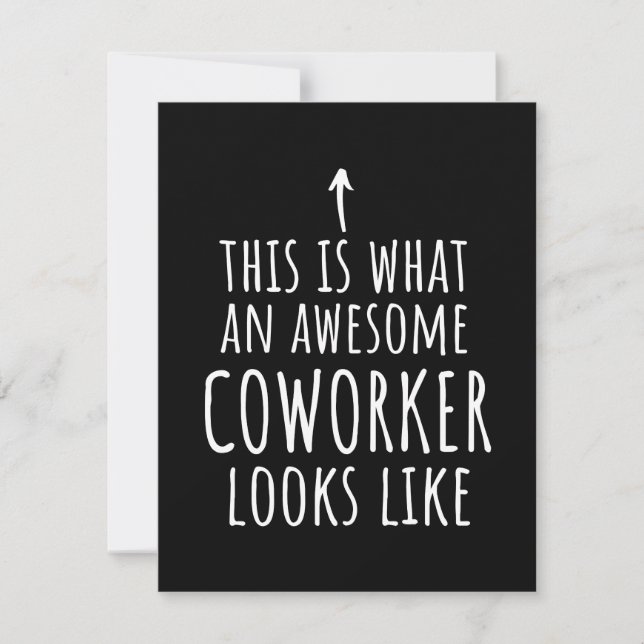 Coworker Gift, Coworker Mug, Awesome Coworker Save The Date (Front)