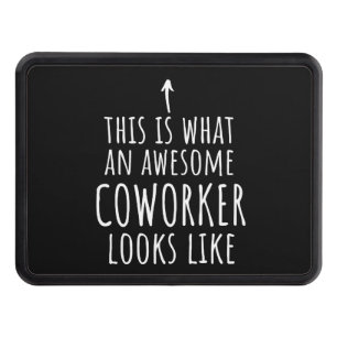 Coworker Gift, Coworker Mug, Awesome Coworker Trailer Hitch Cover