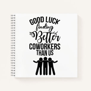 Coworker Leaving Gift, New job gift Notebook