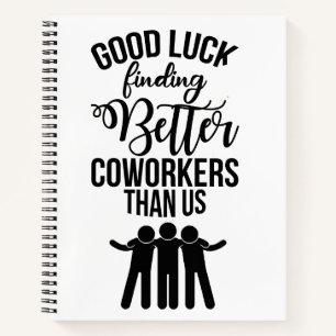 Coworker Leaving Gift, New job gift Notebook