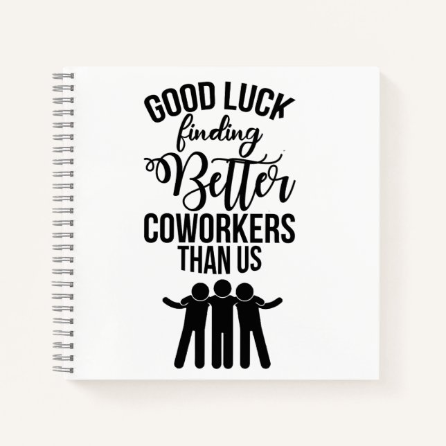 Coworker Leaving Gift, Nouveau Carnet cadeau d'emp (Devant)