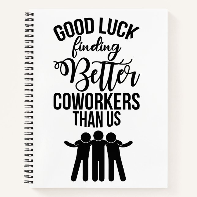 Coworker Leaving Gift, Nouveau Carnet cadeau d'emp (Devant)