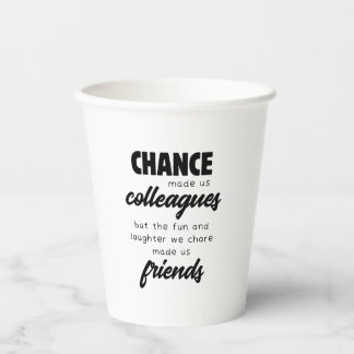 Coworker Leaving Gifts for Women Paper Cups