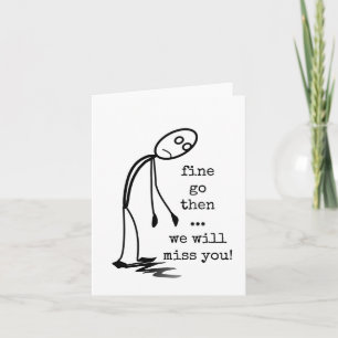 Coworker Leaving, We Will Miss You, Goodbye Card
