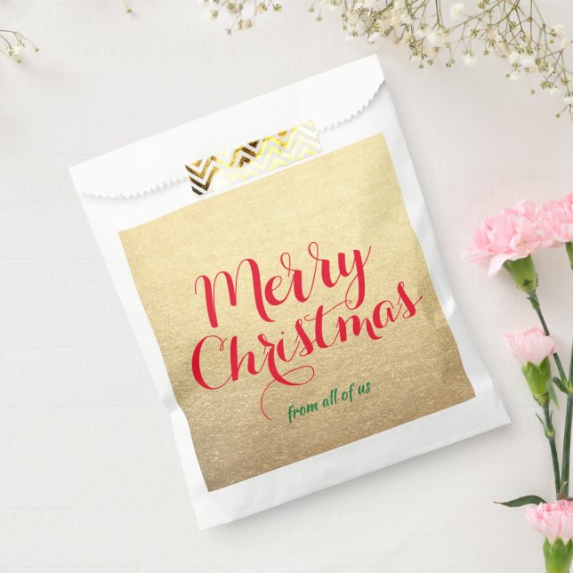 Coworker Office Staff Employee Christmas Santa  Favour Bag (Sealed)