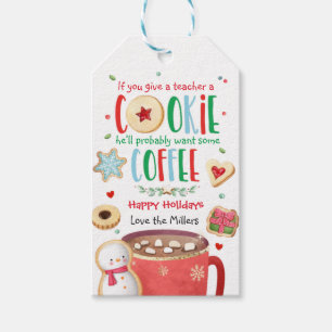 Coworker Staff Company Holiday Appreciation Cookie Gift Tags