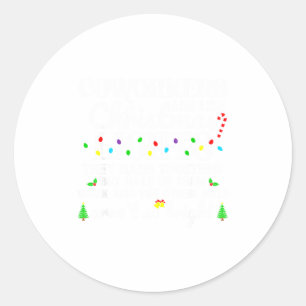 Coworkers Are Like Christmas Lights For Teacher St Classic Round Sticker