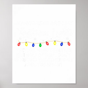 Coworkers Are Like Christmas Lights Funny Coworker Poster
