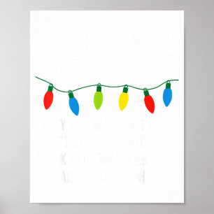 Coworkers Are Like Christmas Lights Funny Coworker Poster