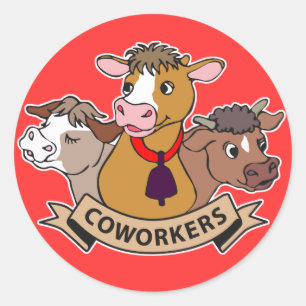 Coworkers Classic Round Sticker