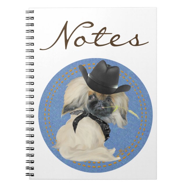 Cowpoke Peke Notebook (Front)
