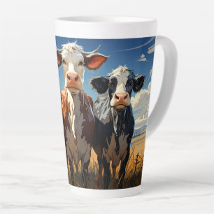 Cows #1 latte mug