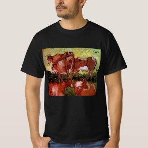 Cows (after Jordaens) by Vincent van Gogh T-Shirt