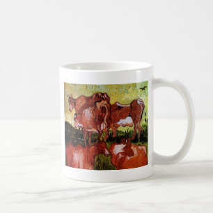 Cows after Jordaens Vincent van Gogh Coffee Mug