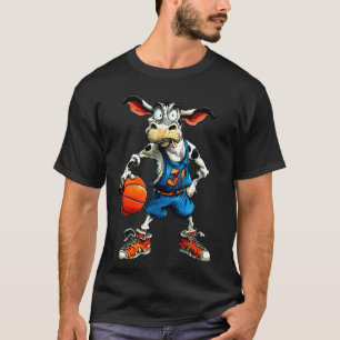 Cows Basketball Basketball Cow T-Shirt