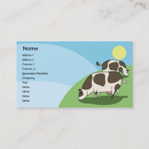 Cows - Business Card