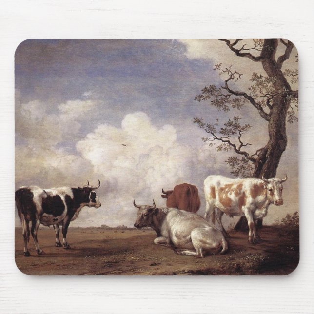 Cows by Potter Mouse Pad (Front)