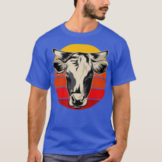 Cows Cattle Breeder Retro Vintage Dairy cow cattle T-Shirt