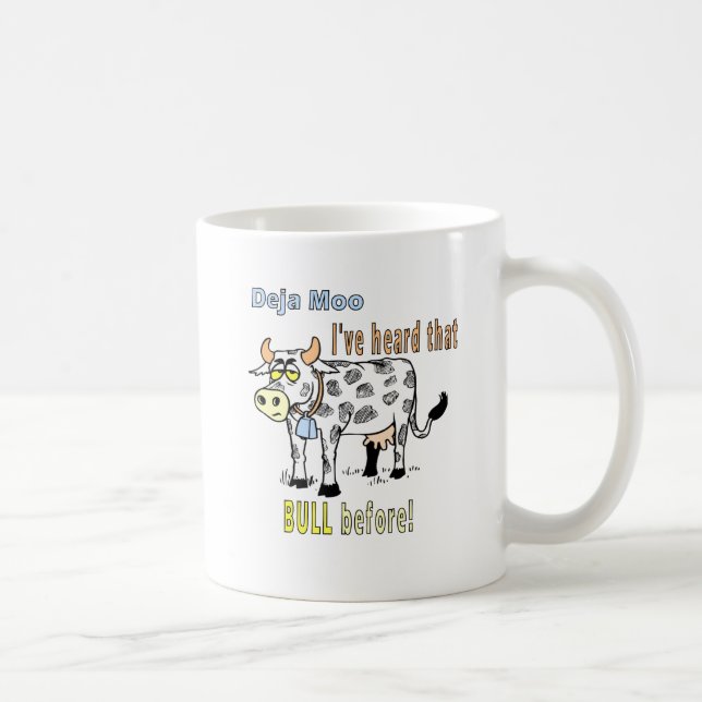 Cows: Deja Moo Coffee Mug (Right)