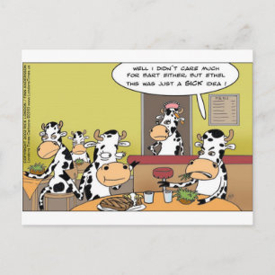 Cows Eating Steak Funny Tees Mugs Cards & Gifts