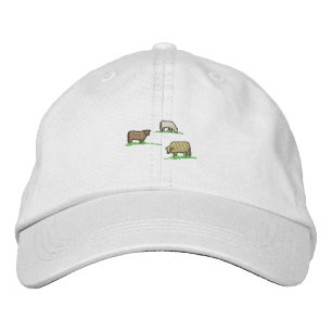 Cows Embroidered Hat