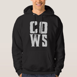 COWS! Funny Screaming Cow Hob Farmer Hoodie