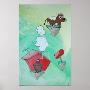 Cow's House Poster