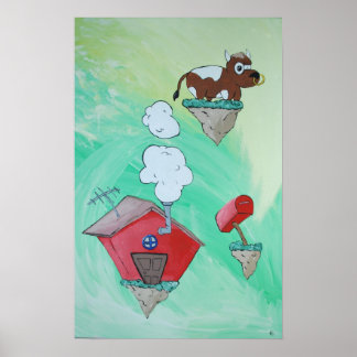 Cow's House Poster